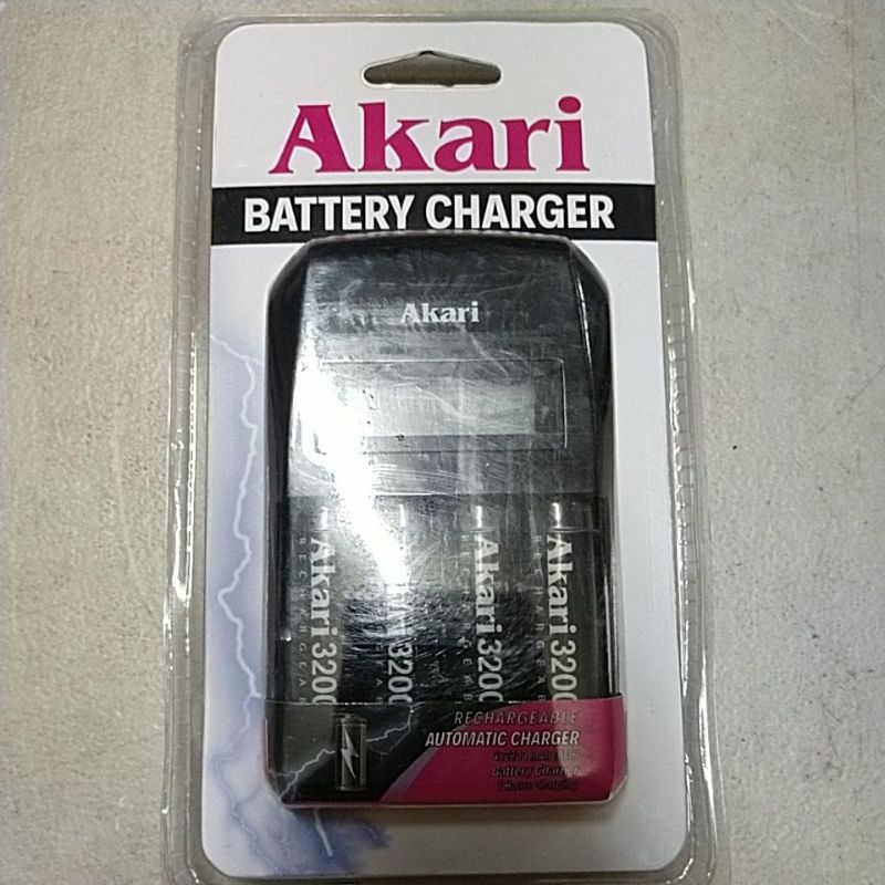 Akari Battery Charger Double A / AA Battery / Rechargeable Battery