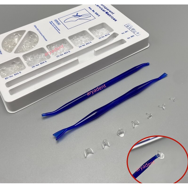 ncb5 1 kit Dental Composite Transparent Cervical Matrices Matrix Kerr Gingival Retractor MK3
