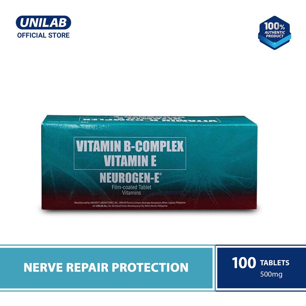 Unilab Neurogen E Vitamin + Vitamin E 100s Shopee Philippines