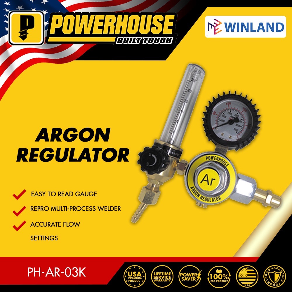 Powerhouse By Winland Argon Regulator For Tig Welding Machine Ph Ar 03k Shopee Philippines 0455