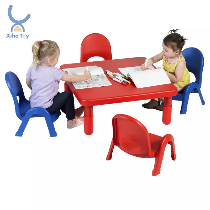 XIHA Kindergarten School Furniture Set Daycare Childcare Center Plastic
