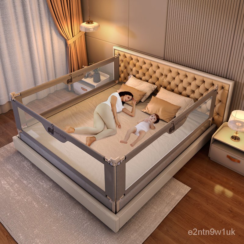 Easy Install 2m Twin Portable Railing Bed Rail Guard Children Foldable