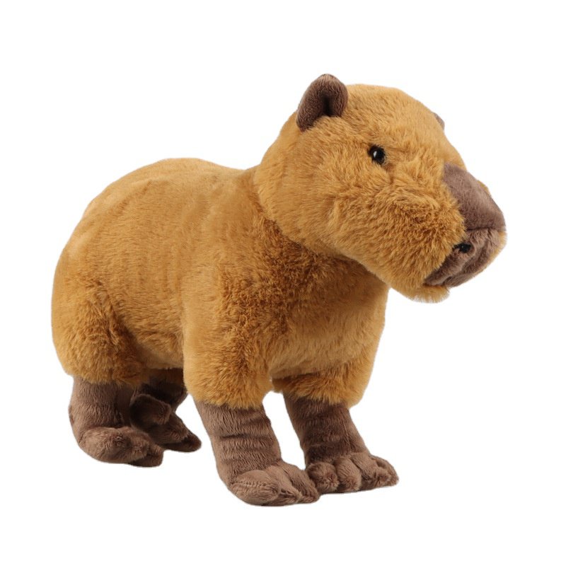 Custom Simulation Capybara Plush Toy Real Life Rodent Plush Toys ...