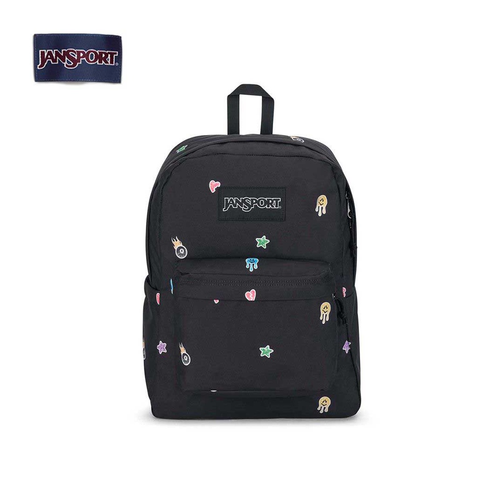 JanSport Superbreak Plus Backpack Silly Stickers Men 26L Shopee