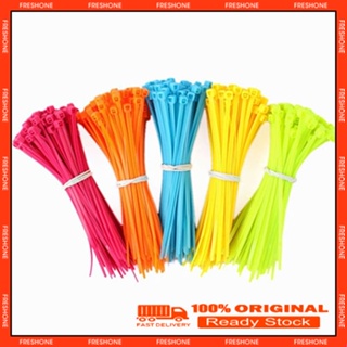 100pcs Electrical Cable Tie Wire Zip Tie Cord Strap Plastic Zip