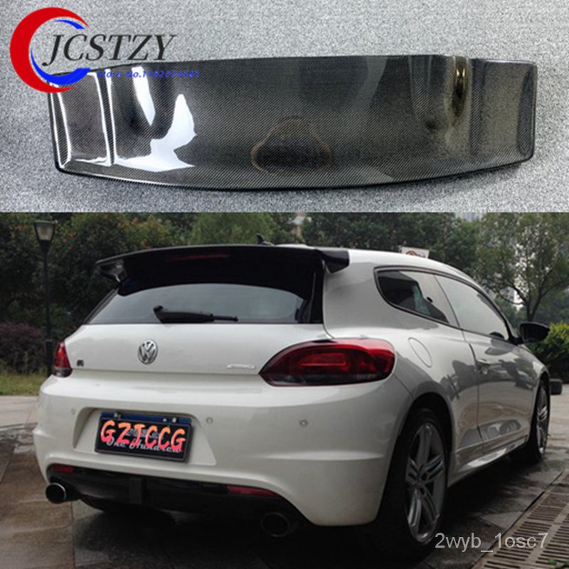 VOTEX style Scirocco Carbon Fiber Rear roof Lip Wing spoiler For