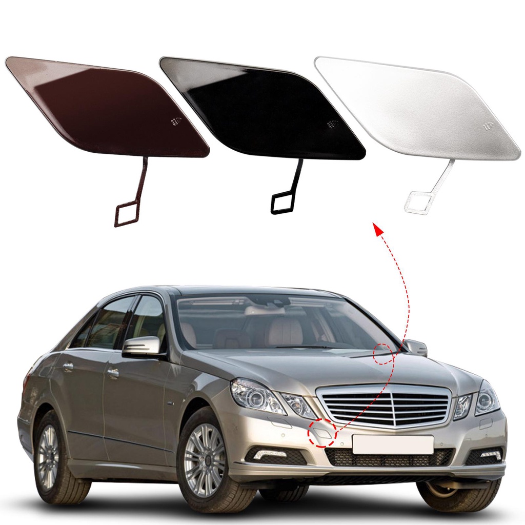 Front Bumper Tow Hook Cover Towing Eye Cap For Mercedes Benz E-Class ...