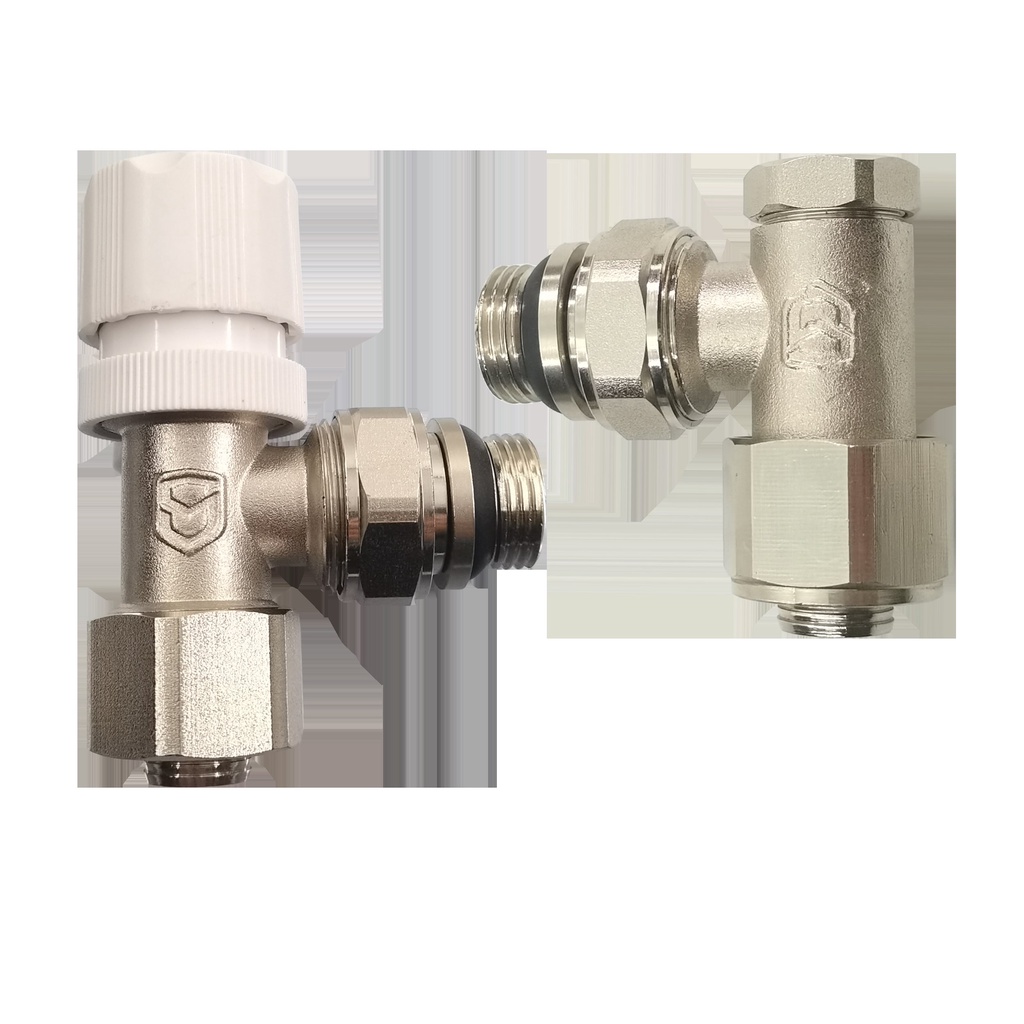 promotion high quality thermostatic angle radiator valve inlet outlet ...