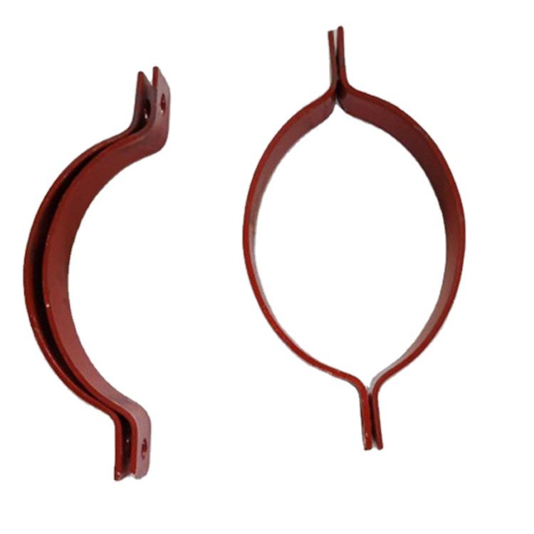 Stainless Steel Two Piece Pipe Clamps Hydraulic TwinScrew Tube Clamp