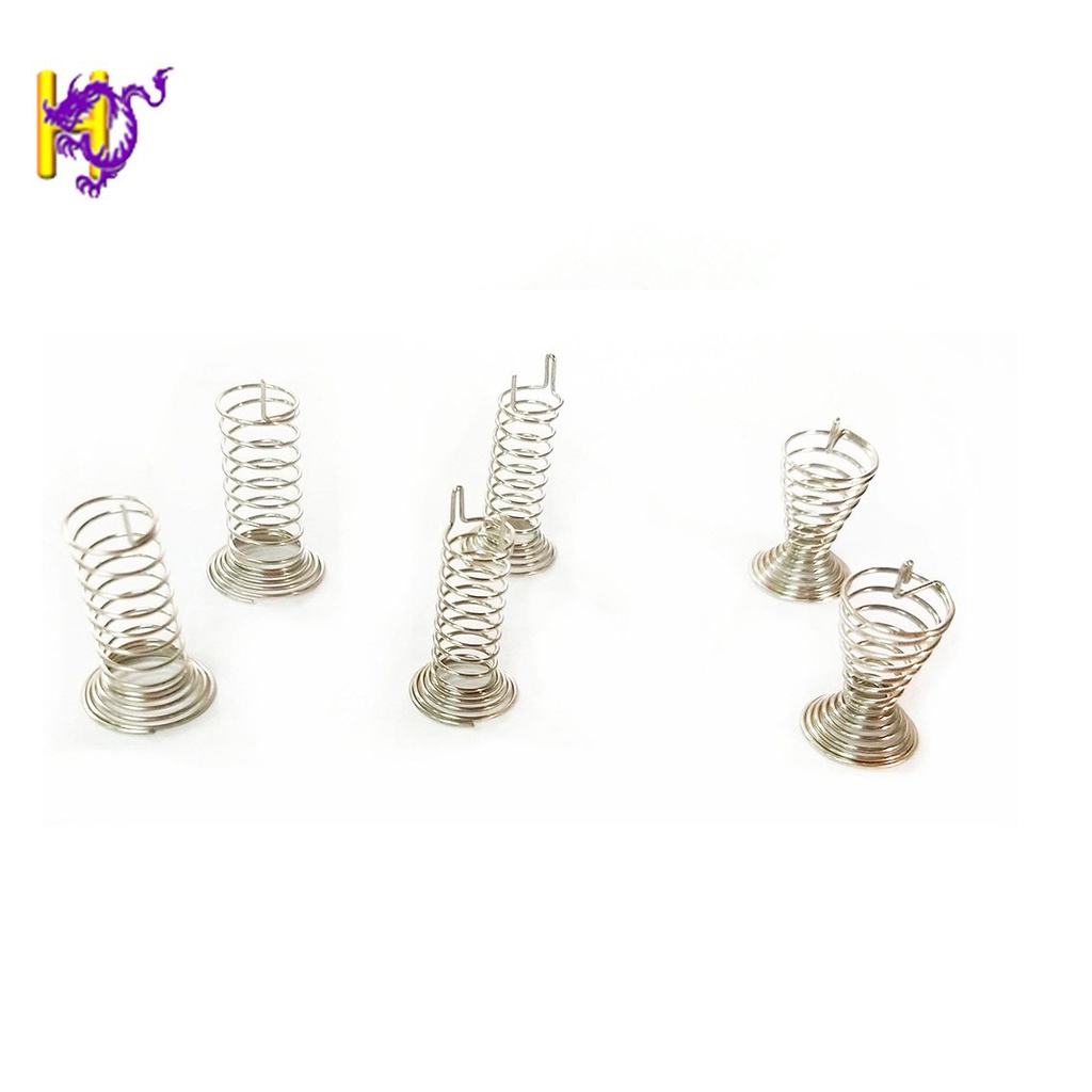 Nickel Plating Steel Wire Open Coiled Helical Spring For PCB Switch