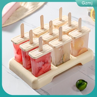 Easy Release Ice Pop Maker with 100 wooden sticks for DIY homemade Popsicle  - HB Silicone