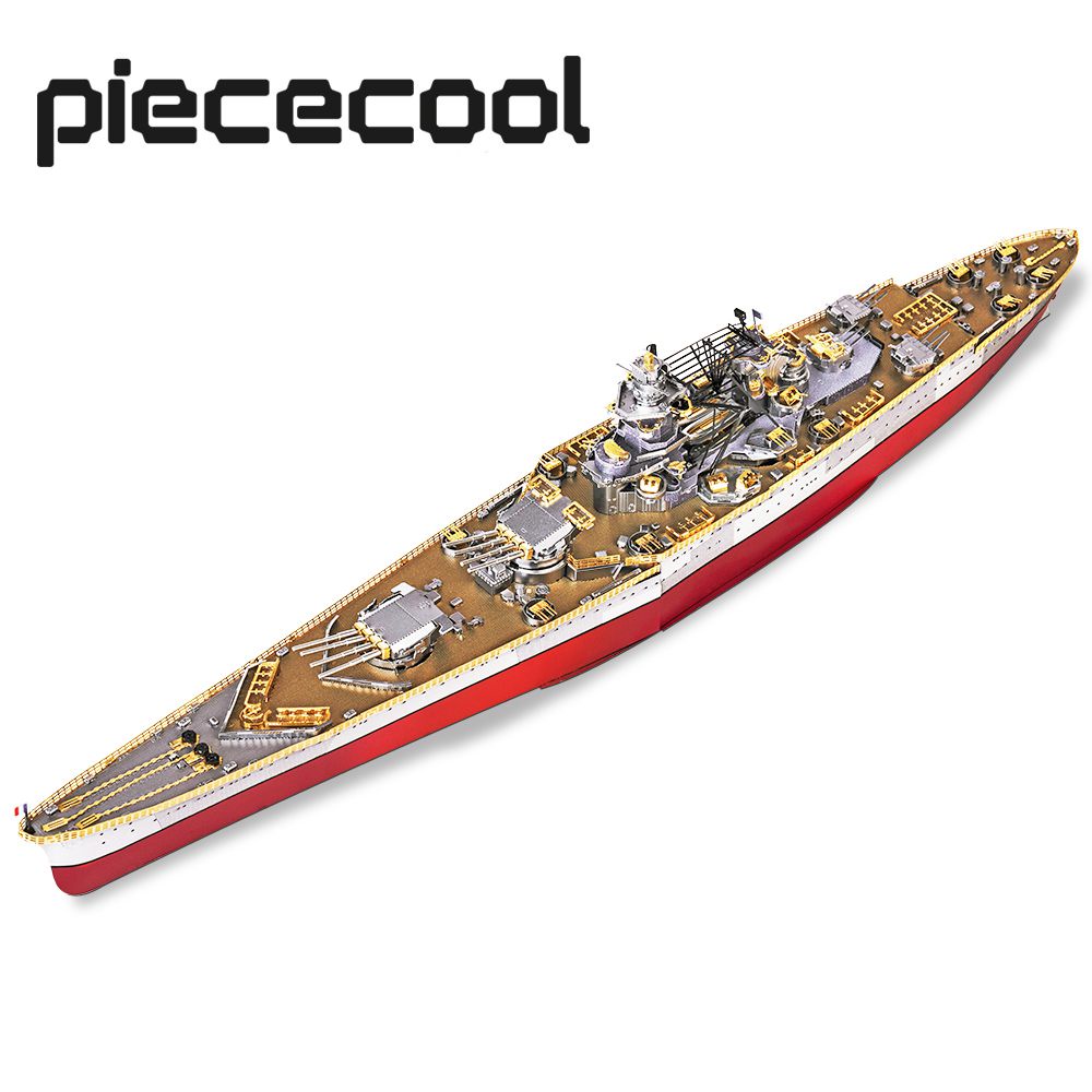 Piececool 3D Metal Puzzles For Teens DIY Battleship Model Kit Jigsaw ...