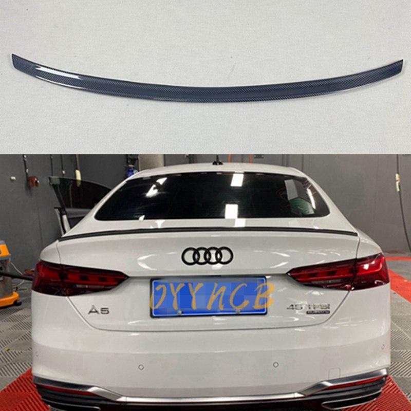 FOR AUDI A5 S5 RS5 B9 4Door Sportback Carbon Fiber Rear Spoiler Trunk ...