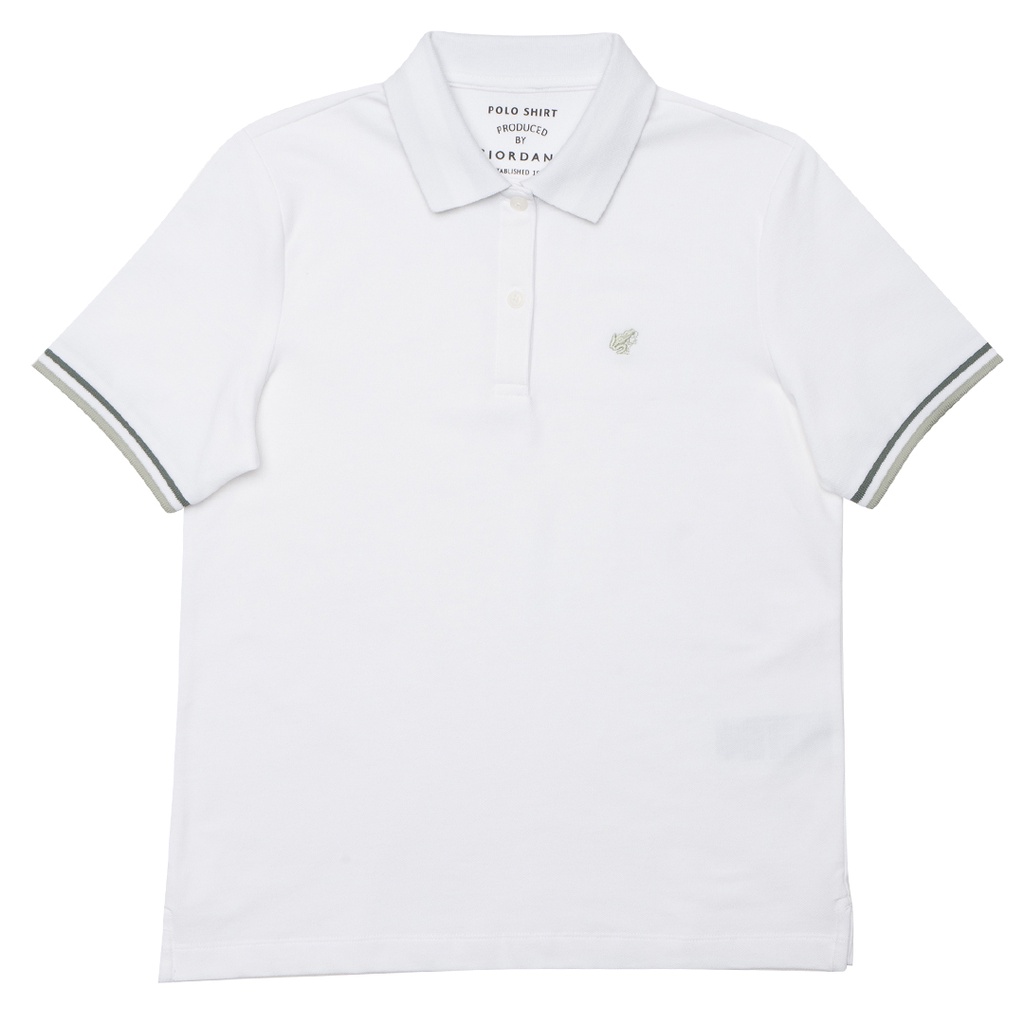 GIORDANO Women's Frog Polo (05313700) - 07 - Signature White | Shopee ...