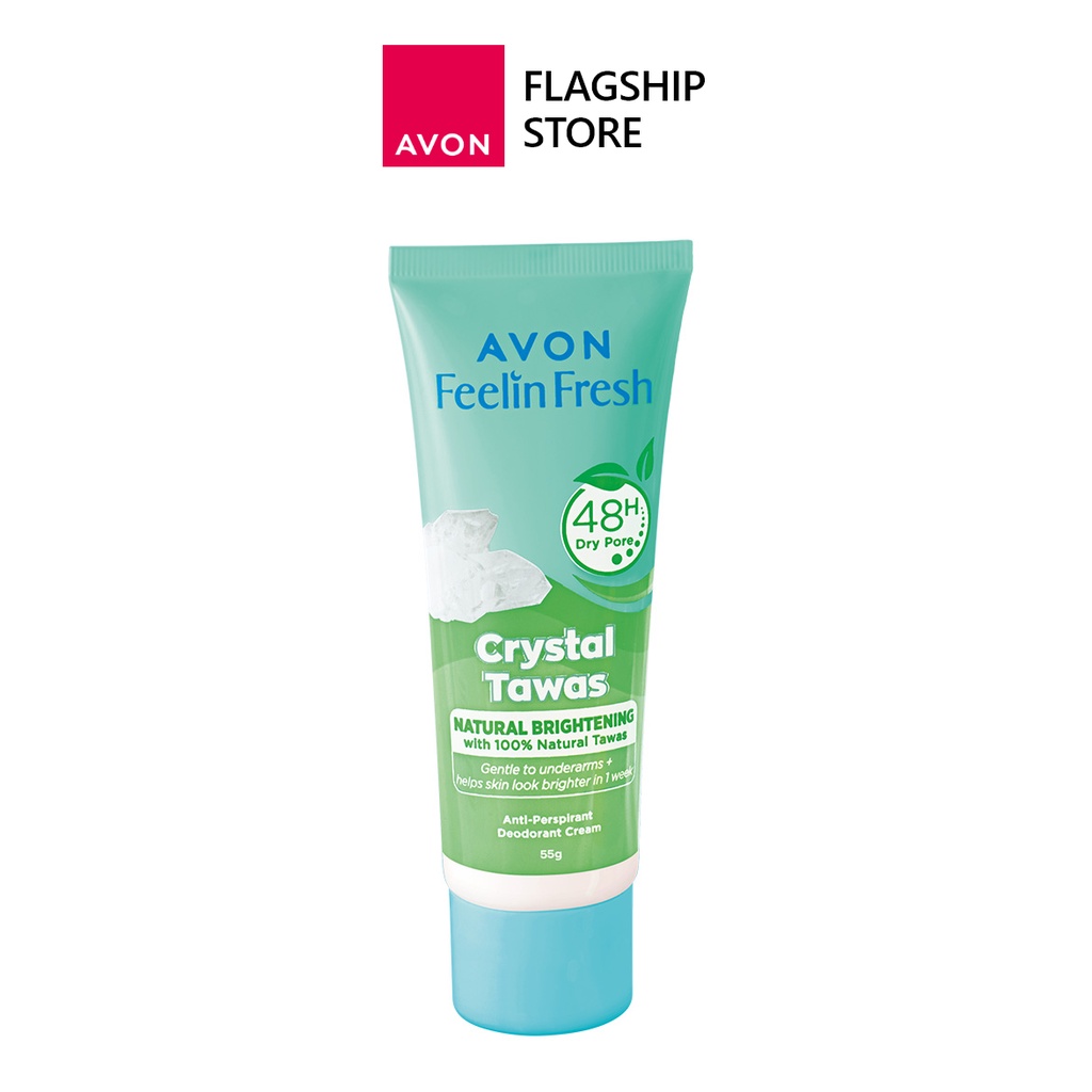 Avon Feelin Fresh Crystal Tawas Quelch 55g Shopee Philippines