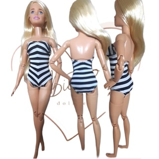 One Set Swimwear Beach Bathing Swimsuit + Slippers Swimming Buoy Lifebelt  Ring For Barbie Doll Accessories Girl' Gift