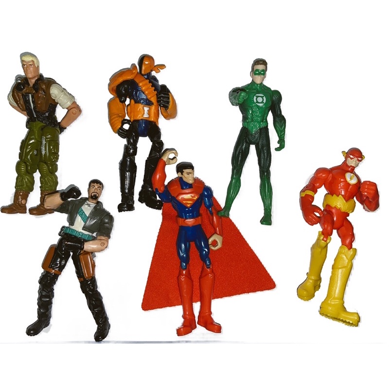 3.75” Vintage GI JOE & DC Action Figures + Assorted Collections