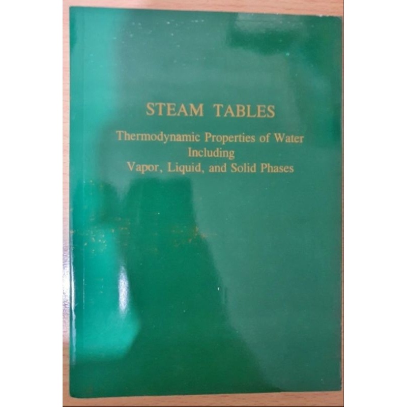 ┇STEAM TABLES (THERMODYNAMIC properties of water including vapor and ...