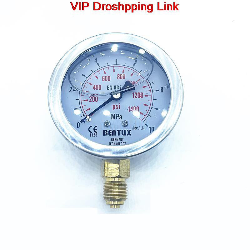 Excavator pressure gauge pressure gauge hydraulic oil test gauge high