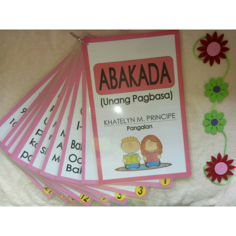 Abakada reading materials laminated shopee philippines