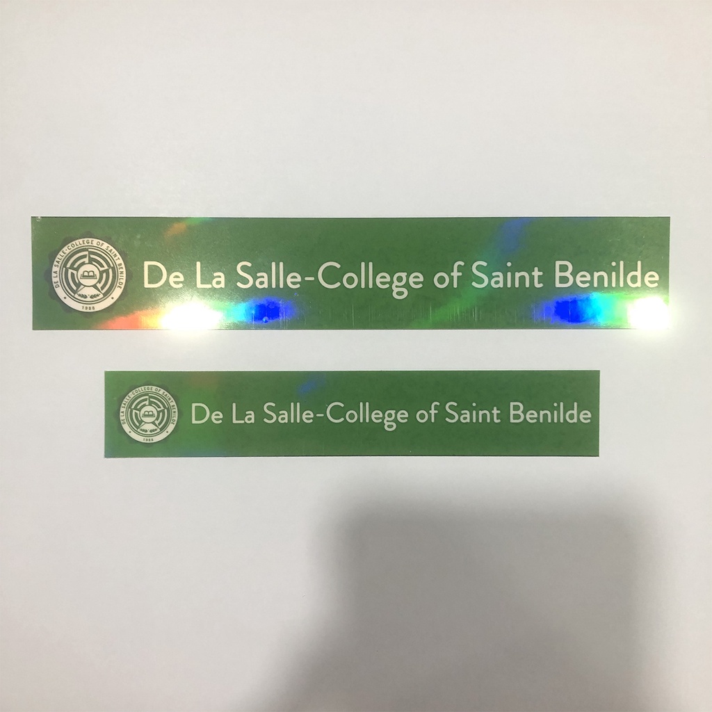 Brand New Custom De La Salle-College of Saint Benilde sticker Bar ...