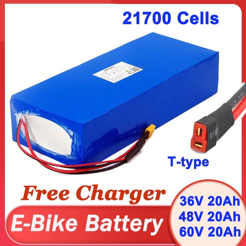 36V 48V 60V 20Ah ebike battery 21700 Lithium Battery Pack For Electric ...