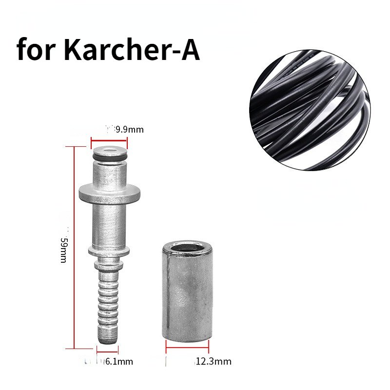 Hose Plug Fitting With Sleeve For Karcher K Pressure Washer Pipe Tip