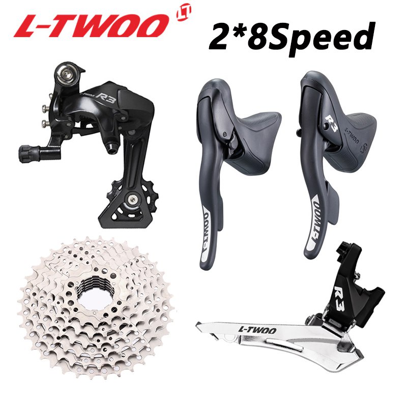 LTWOO blueprint R3 road bike 2x8 speed kit hand change finger dial ...