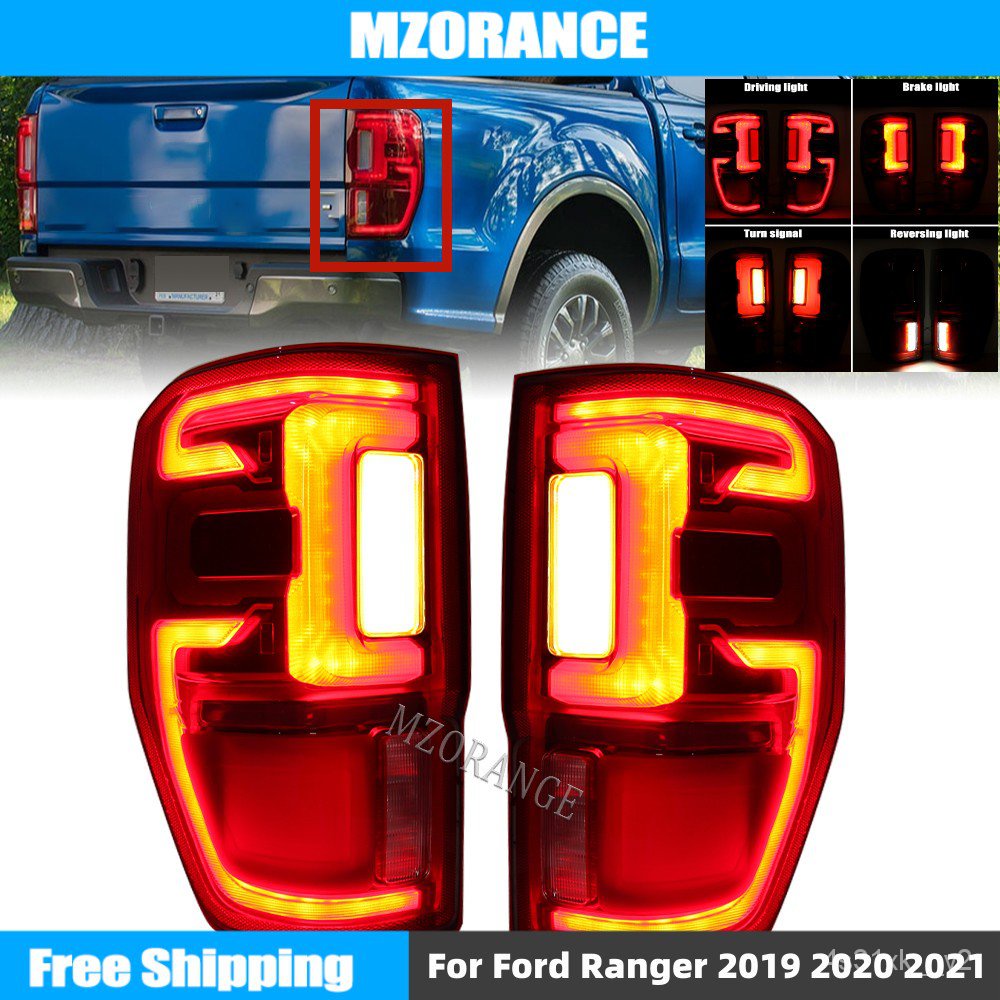 LED Rear Tail Light For Ford Ranger 2019 2020 2021 Dynamic Turn Signal ...