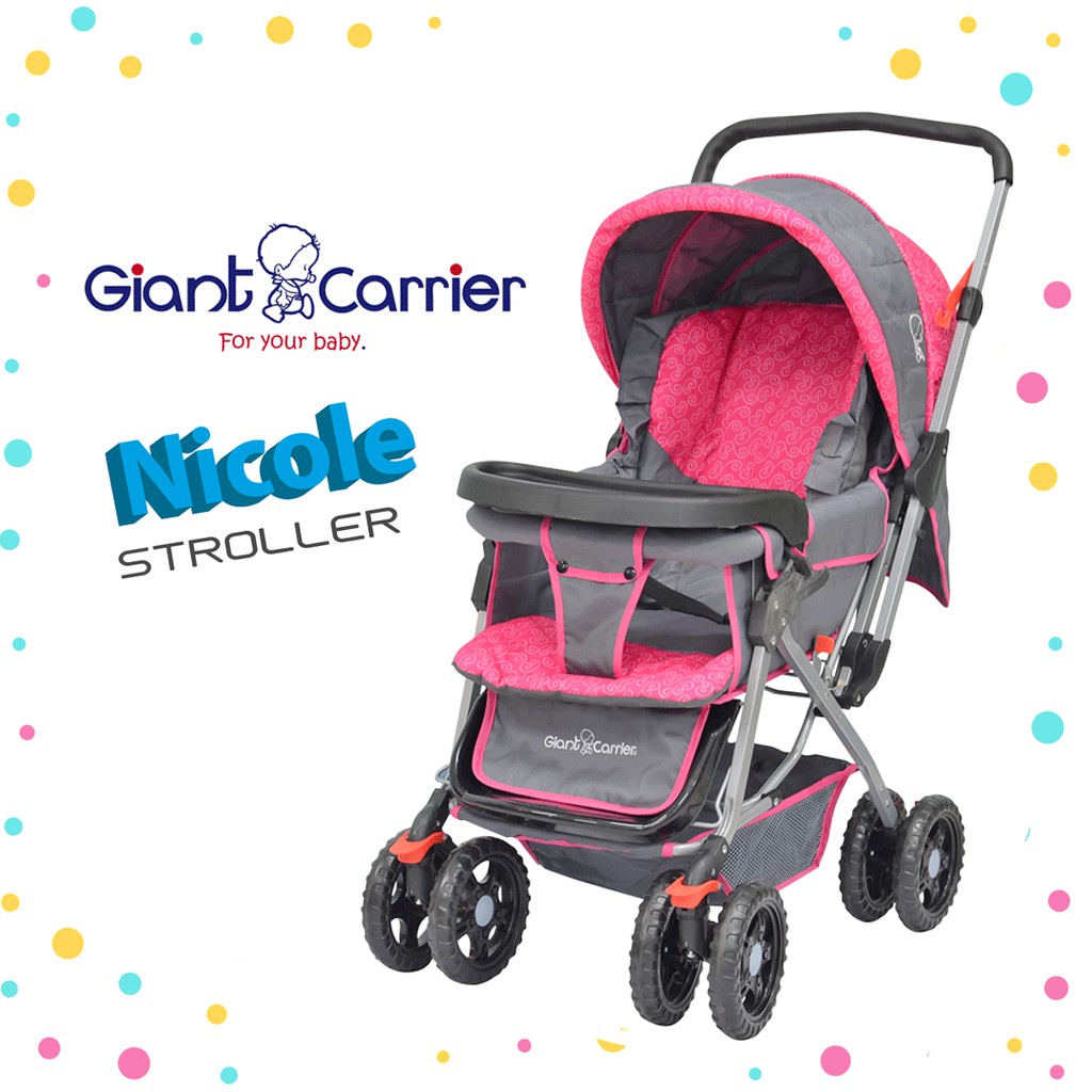 Giant carrier best sale stroller pink