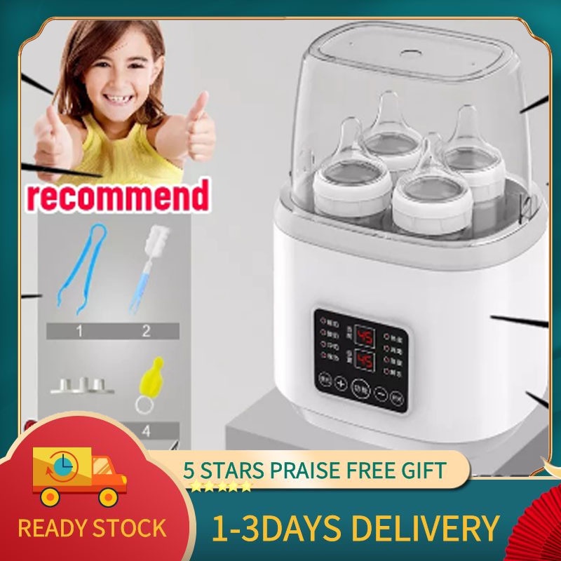 【HOT】COD Double Bottle Warmer and Sterilizer Electric Quickly Heat