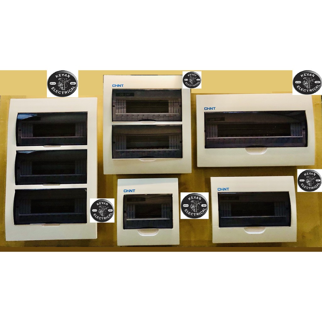 CHINT DISTRIBUTION BOX PANEL BOARD COMPLETE with BUSBAR, GROUND