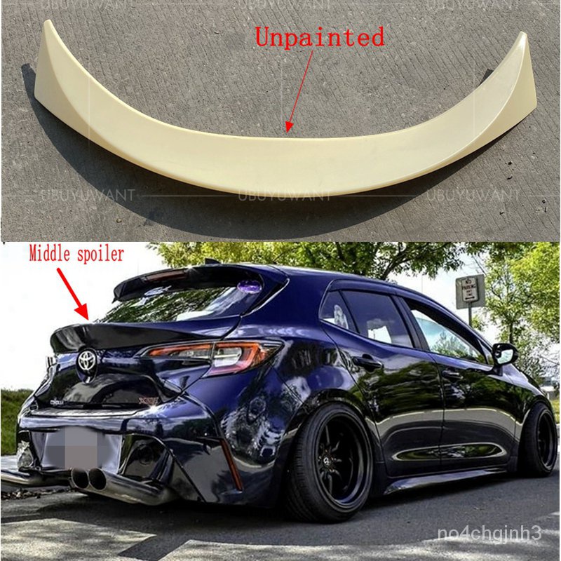 Car Rear Spoiler Wing Lip Extension For Toyota Corolla 5 Door Hatchback ...