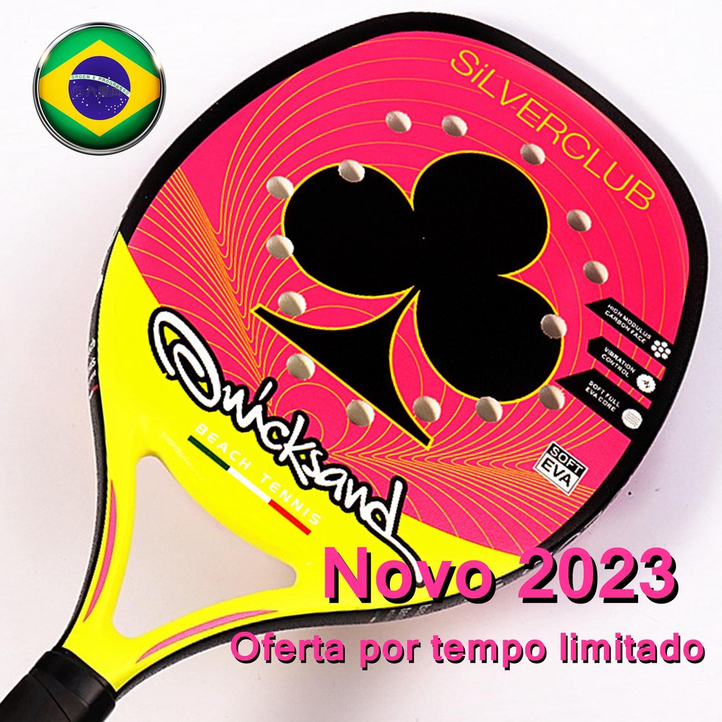 Plum beach tennis racket, carbon fiber frame sand surface with EVA ...
