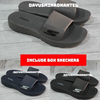 Skechers slippers goga clearance max