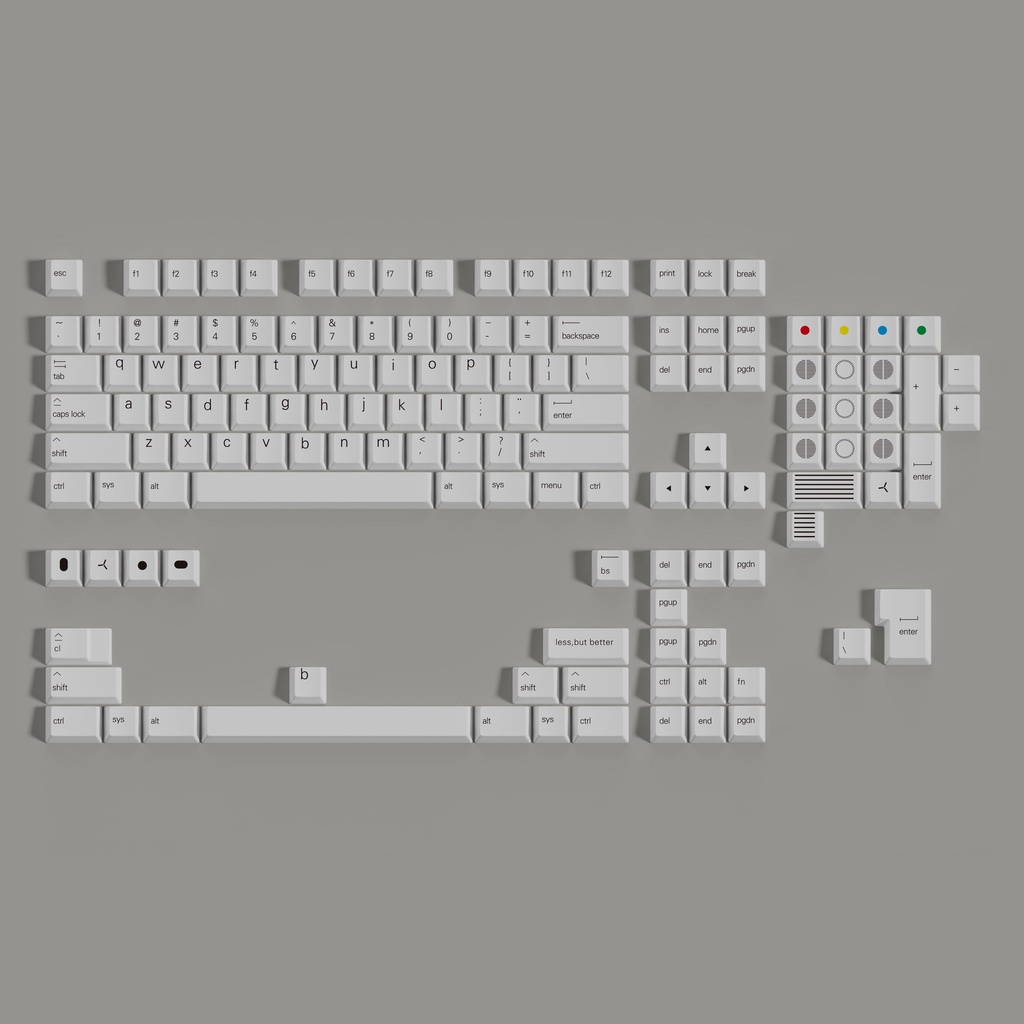 Clone ☈ GMK Keycaps 2048 Pbow Alice French PBT DYE-Sub Cherry Profile ...