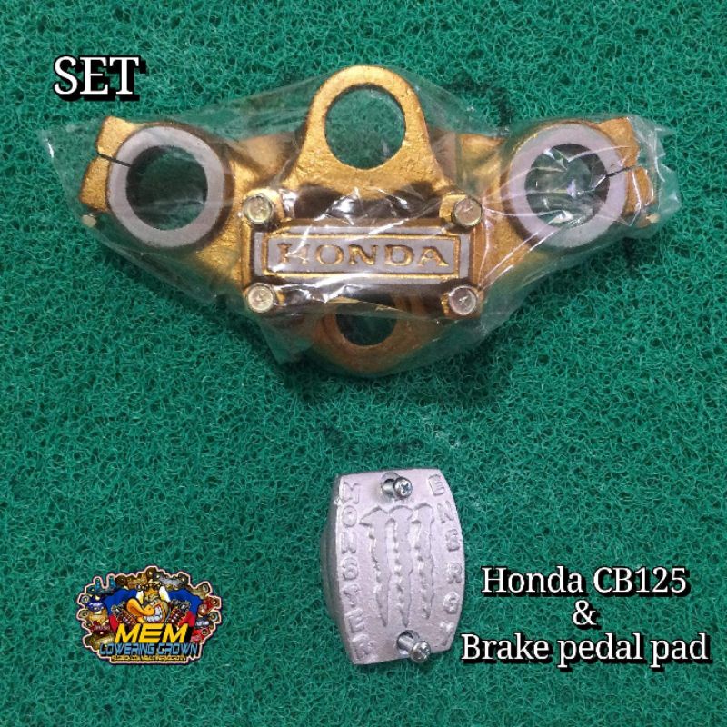 Honda CB125 lowering crown Set with Brake pedal pad | Shopee Philippines