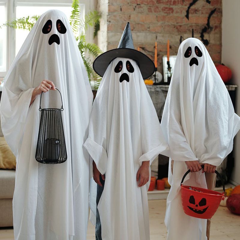 【Halloween clothes】2023Halloween Costume Adult Female Ghost Costume Horror Adult Male