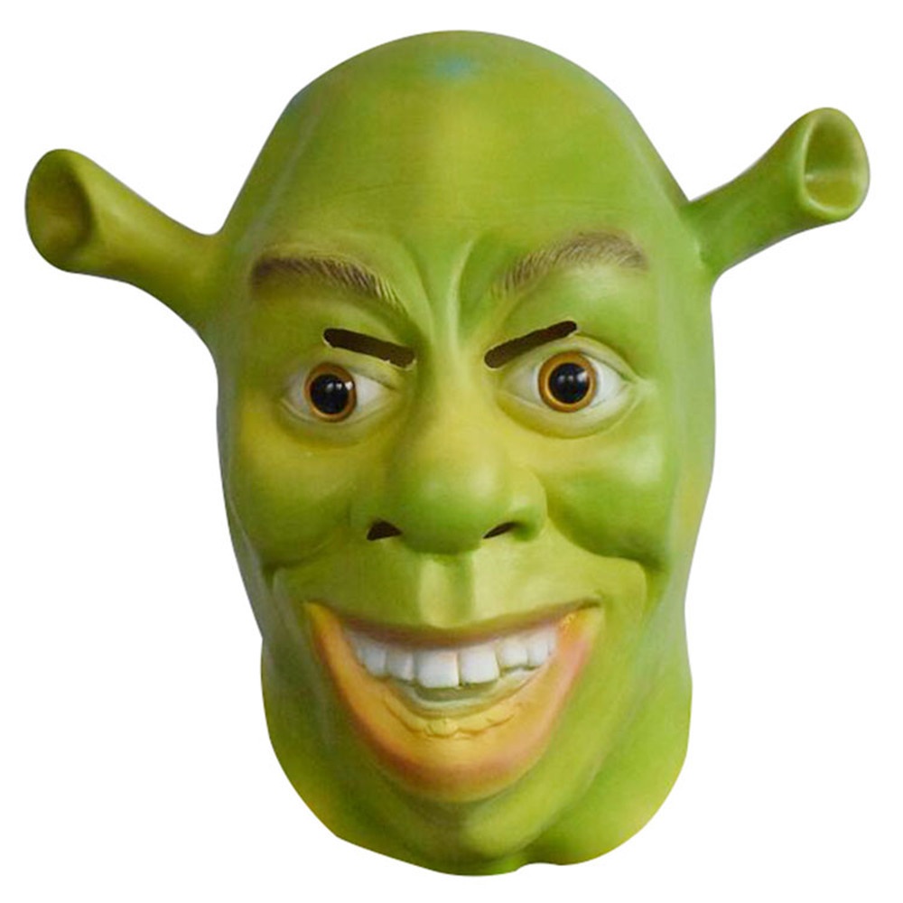 Green Monster Shrek Mask Claw Gloves Halloween Masquerade Party Latex Headgear Shopee Philippines