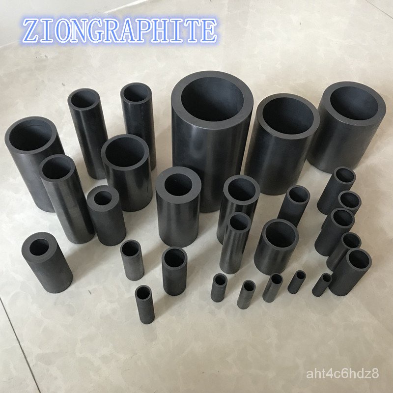 High-strength Graphite crucible Thin, tall and slender type Polished ...