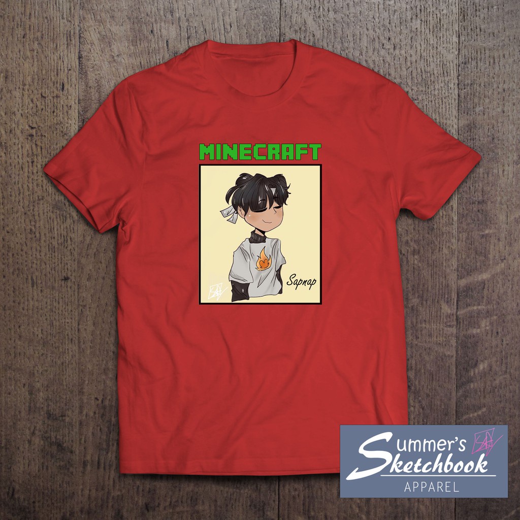 Minecraft Sapnap T Shirt Fan Art Shopee Philippines Ph 11134201 7qul3