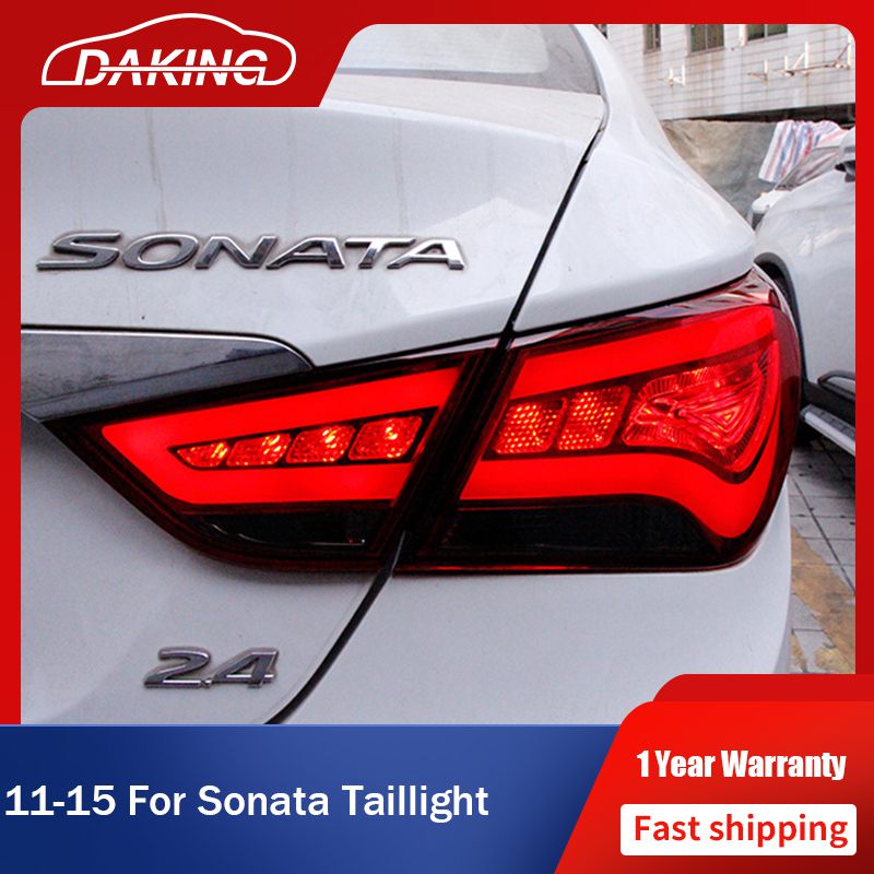 ♘Car Taillights Parts For Hyundai Sonata 8 20112015 Rear Lamp LED DRL