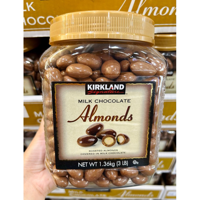 【Hot Sale】Kirkland Signature Milk Chocolate Almonds 1.36kg Shopee