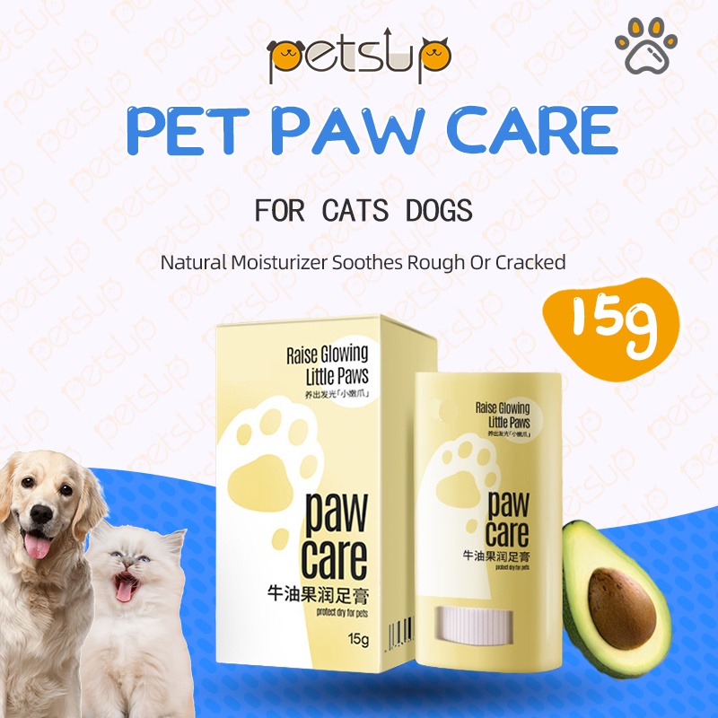 15g Pet Claw Care Natural Avocado Moisturizer Soothes Rough Or Cracked