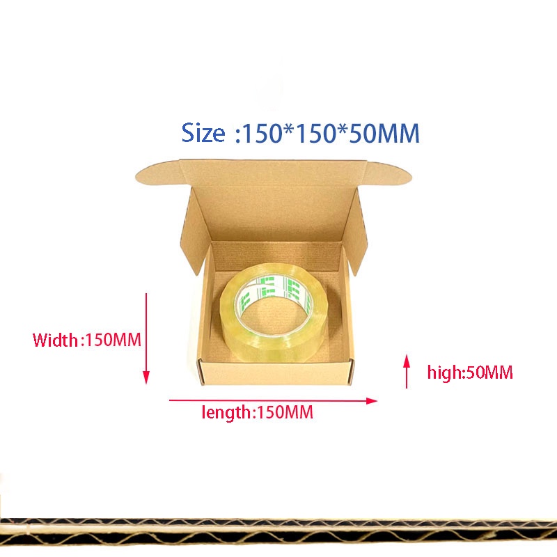Carton mailer box corrugated packaging Kraft Lowest price/ Brown Kraft