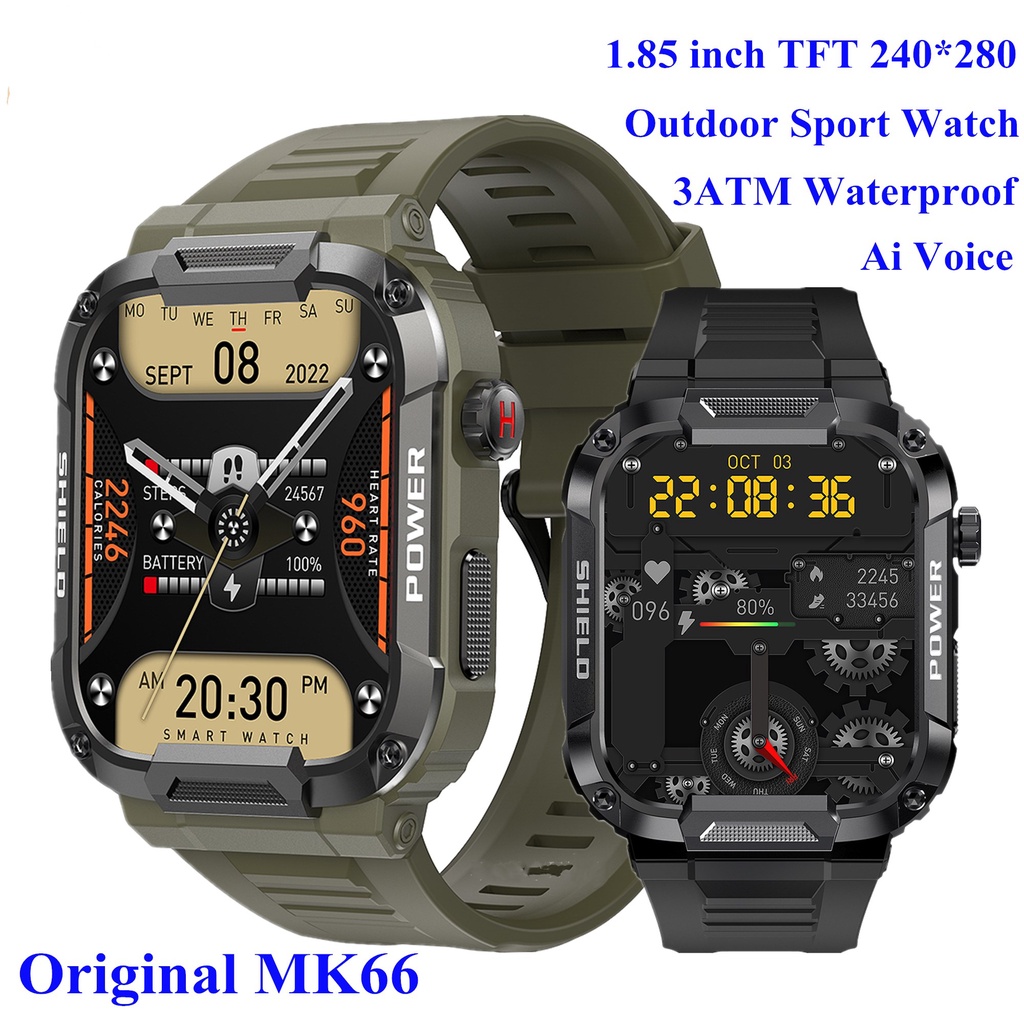 New Three Defense Smart Watch Mk66 Outdoor Bluetooth Compatible Call