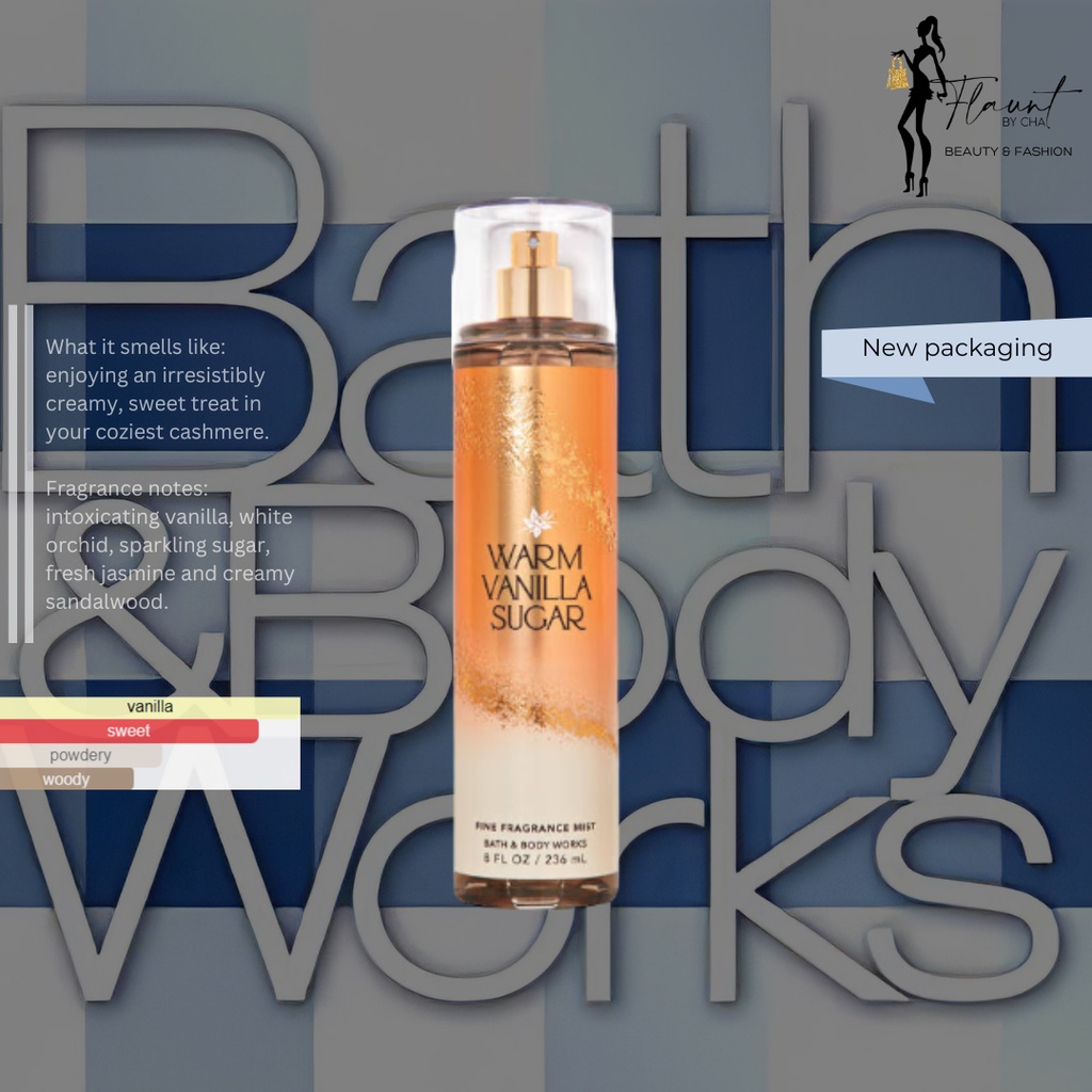 FBCPH - BATH & BODY WORKS Warm Vanilla Sugar Fine Fragrance Mist Full ...