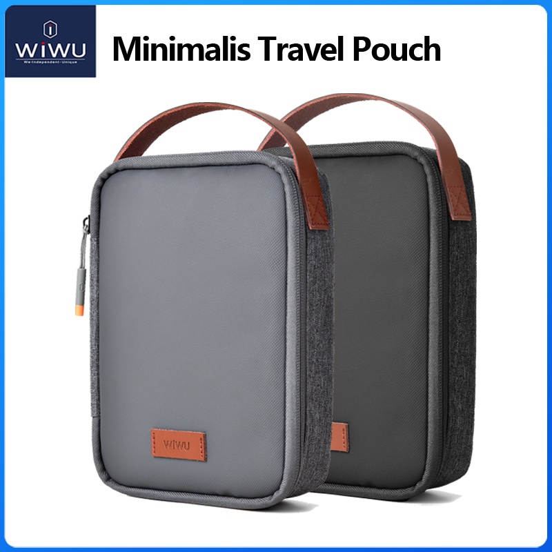 WiWU Minimalis Travel Pouch Travel Organizer Pouch Double Layer