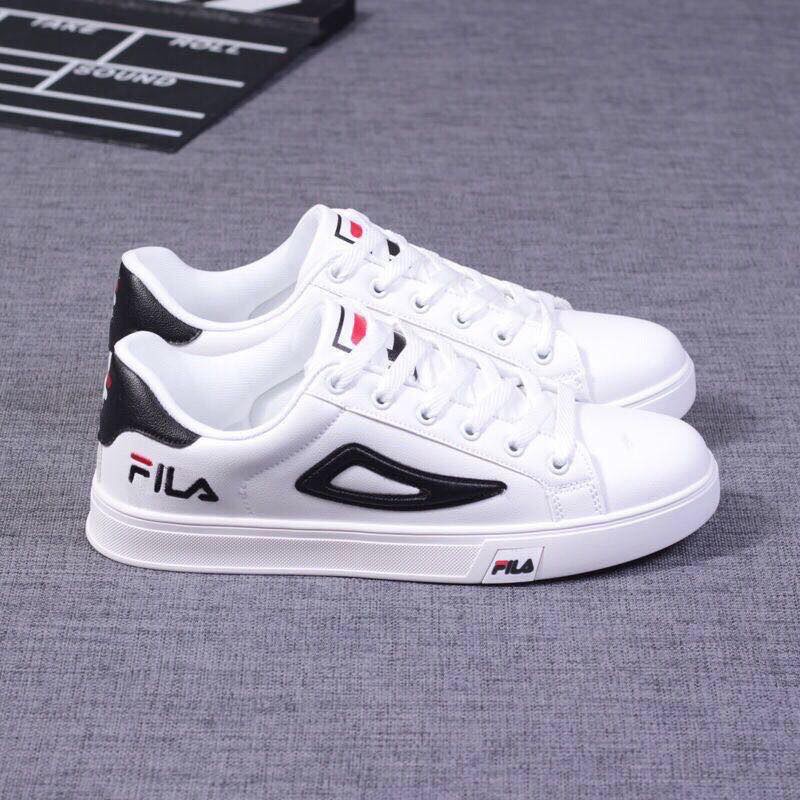 Fila white black shoes best sale