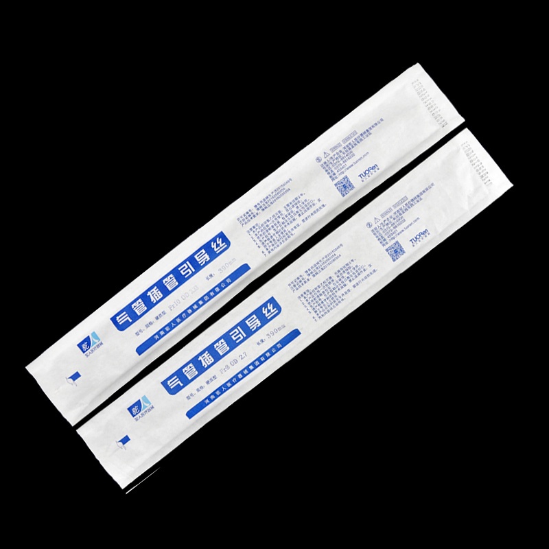 Endotracheal intubation guide wire medical disposable rubbercoated metal wire auxiliary